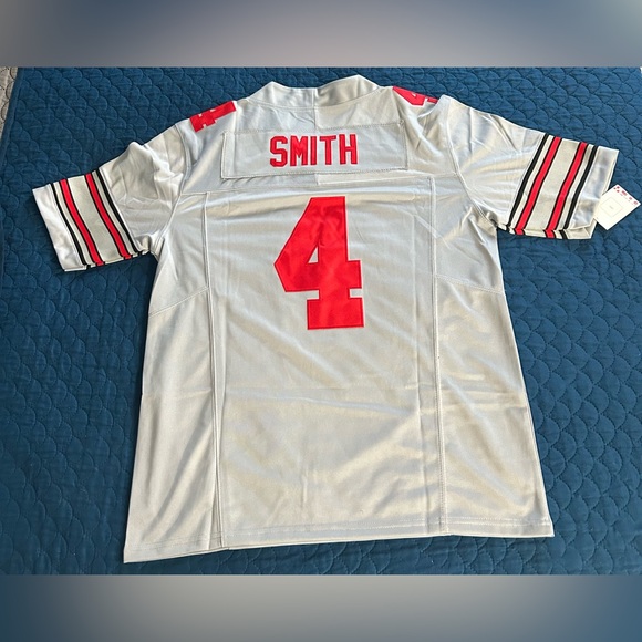 Ohio State Nike White and Red Football Jersey - Picture 2 of 2